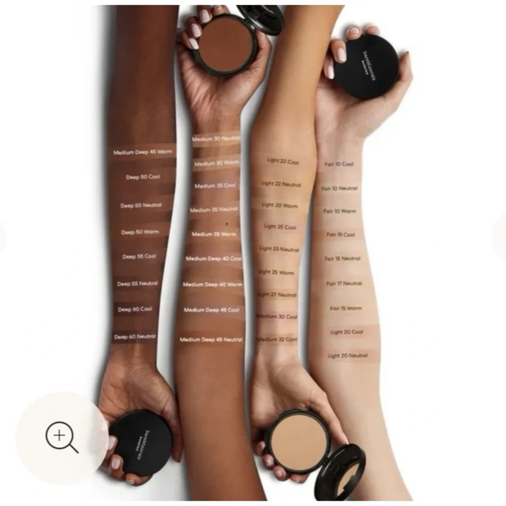 bareMinerals barePro 16HR Skin Perfecting Powder Foundation, Deep 55 Neutral -